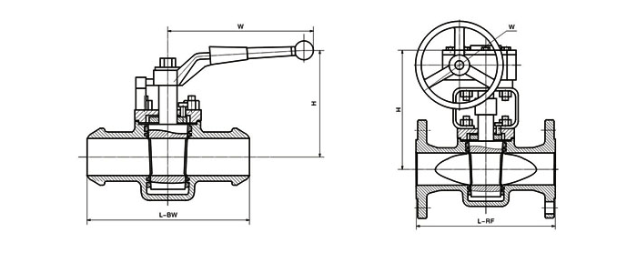 High-pressure floating ball valve